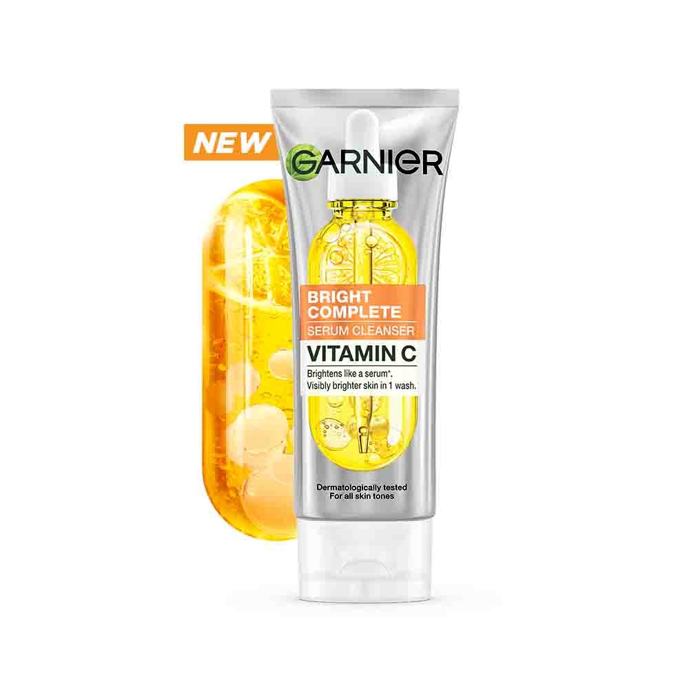 Garnier Bright Complete Serum Cleanser with Vitamin C and UV protection